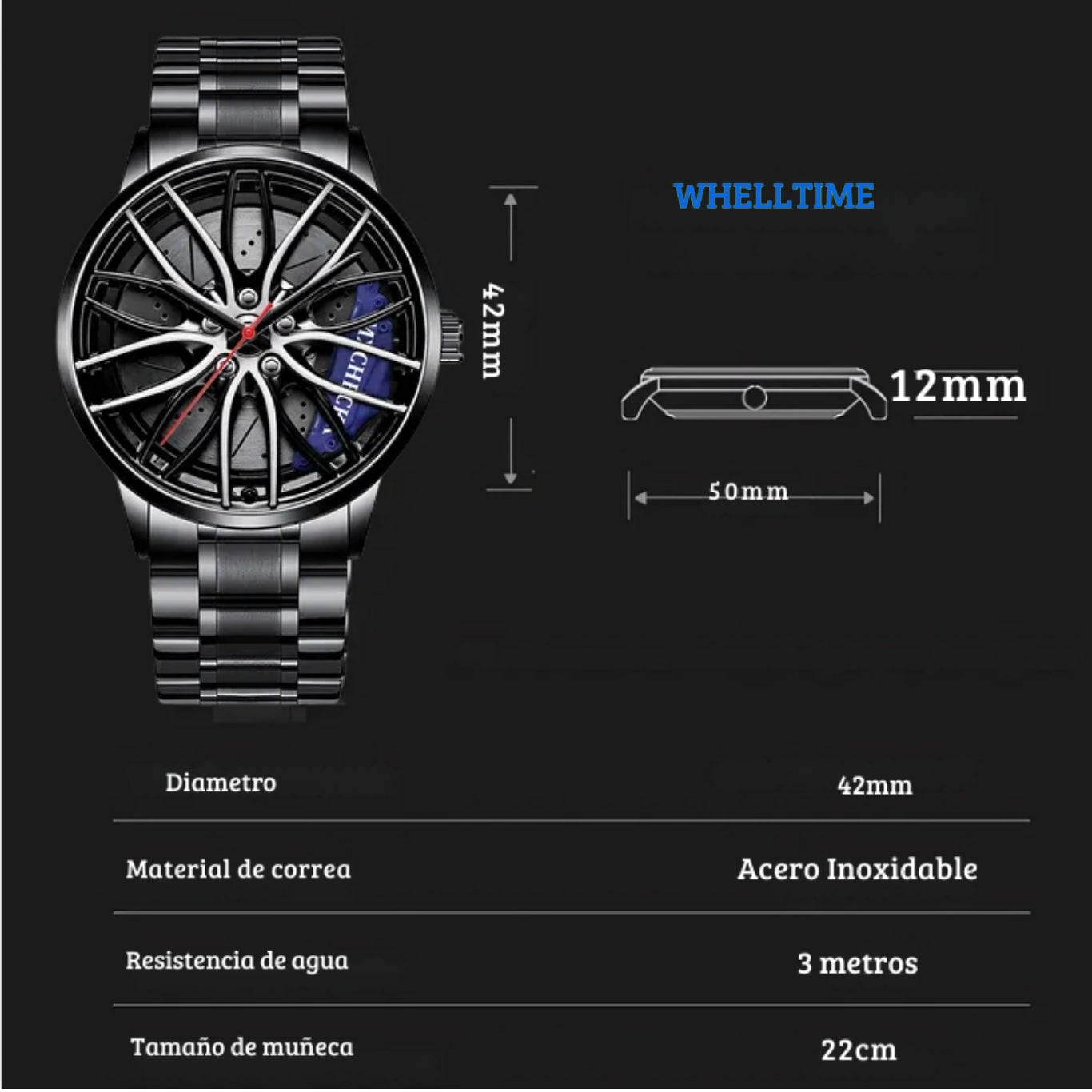 Reloj WheelTime Blue®