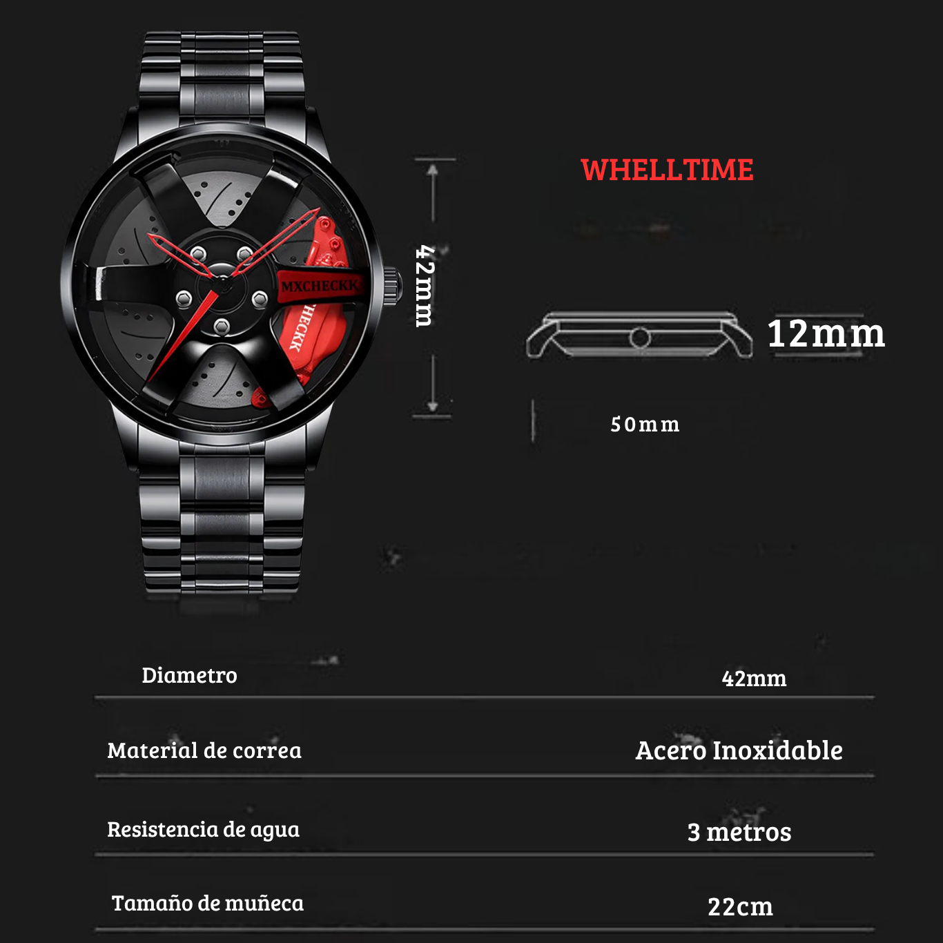 Reloj WheelTime Red®